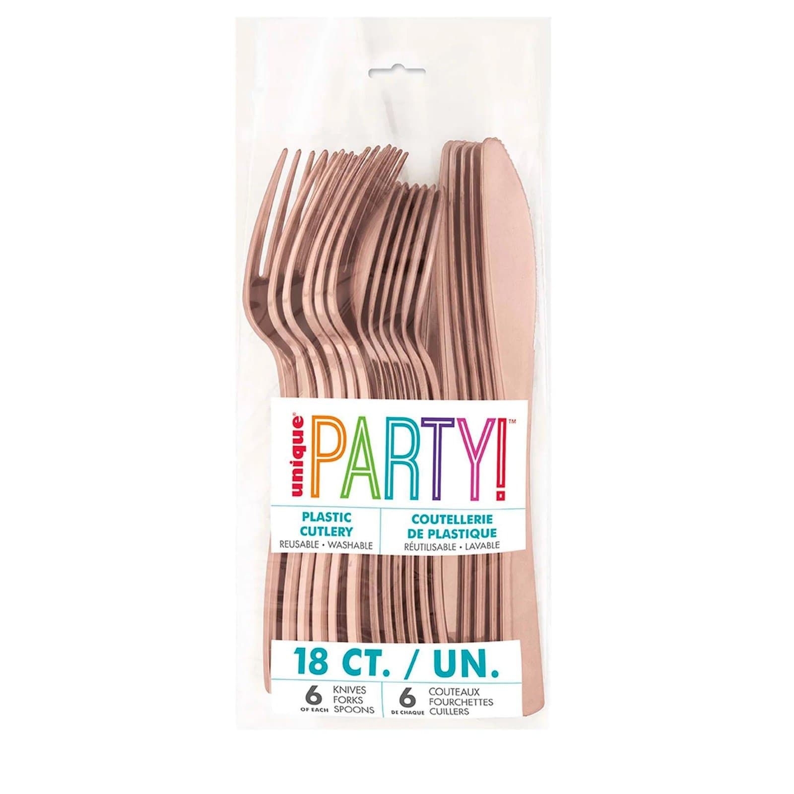RoseGold Assorted Cutlery 18ct