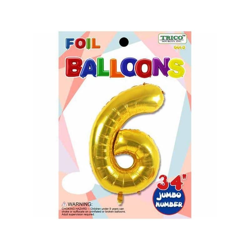 "6" 34" SS Gold Foil
