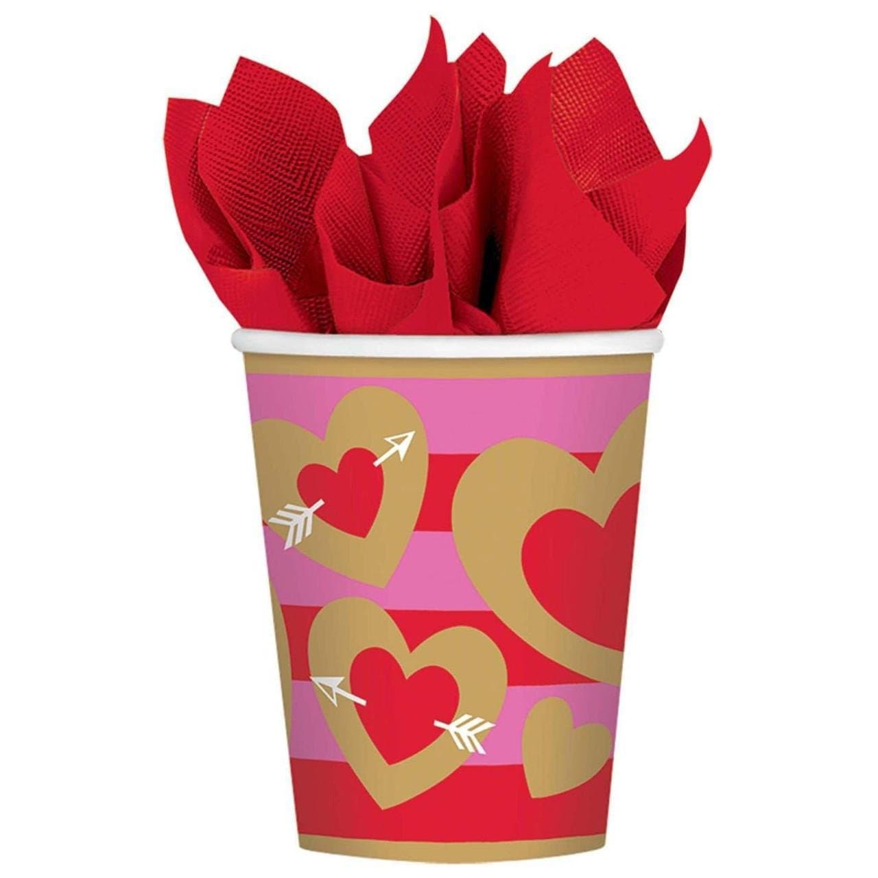 Cups Heart Of Gold 8 Ct ( 9 Oz)