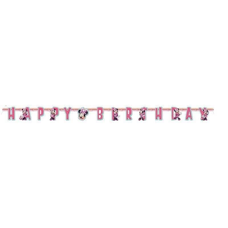 6ft Happy Birthday Banner - Minnie
