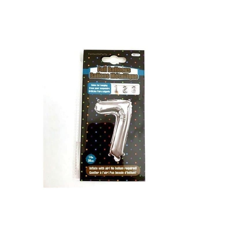 "7" 14" Silver Foil Air Filled