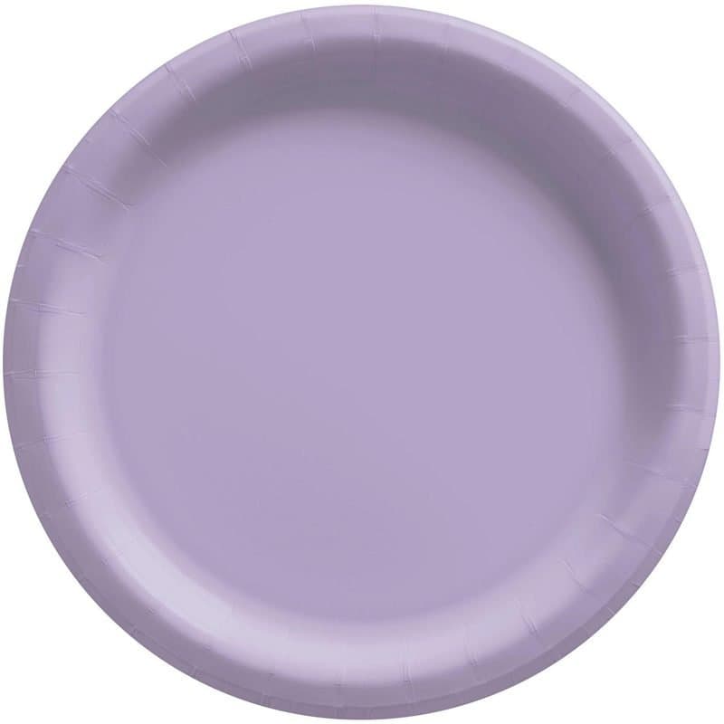 7" Lavender Paper Plates 20ct
