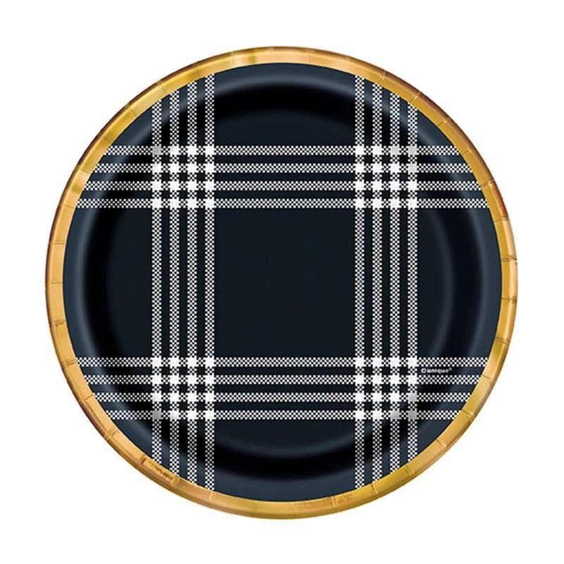 7" Paper Plates Modern Thanksgiving 10ct