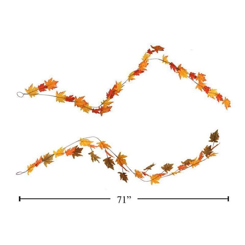 71" Fall Leaves Garland