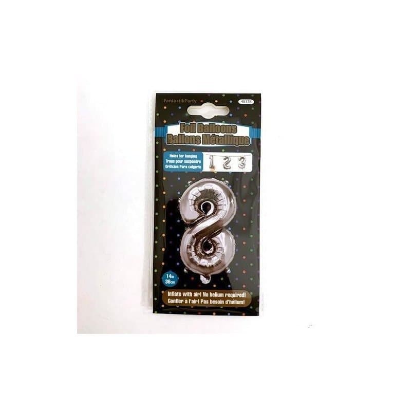 "8" 14" Silver Foil Air Filled