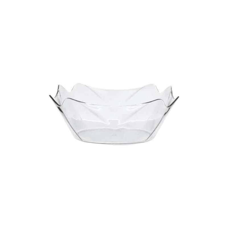 8" Flower Bowl Clear
