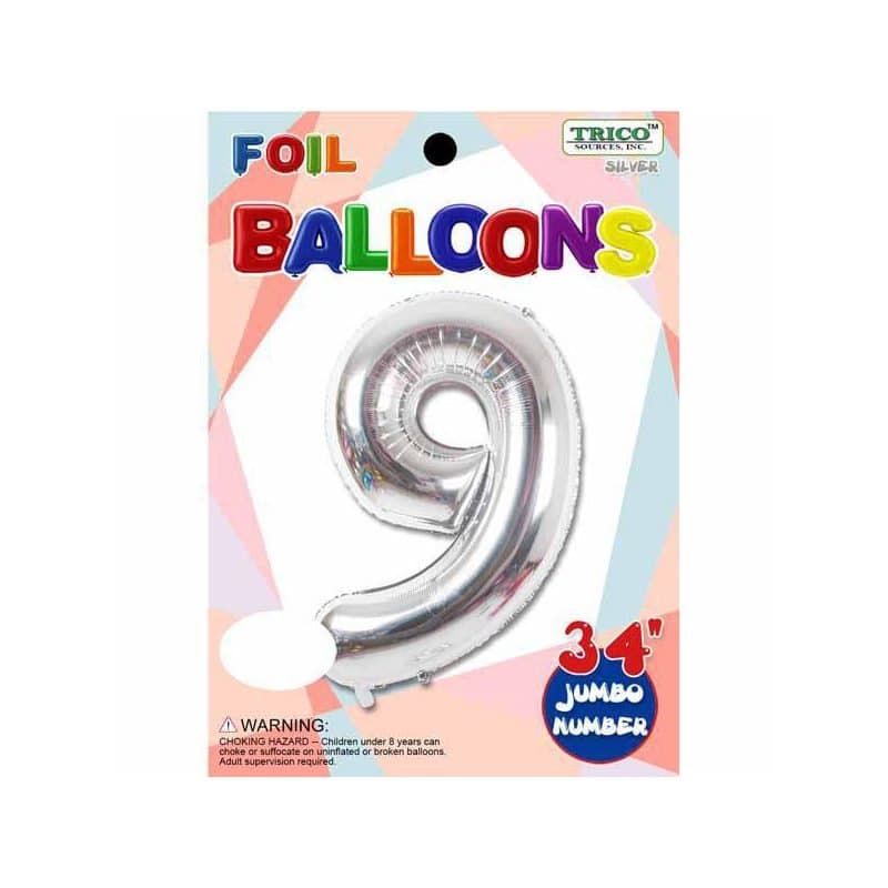 "9" 34" SS Silver Foil