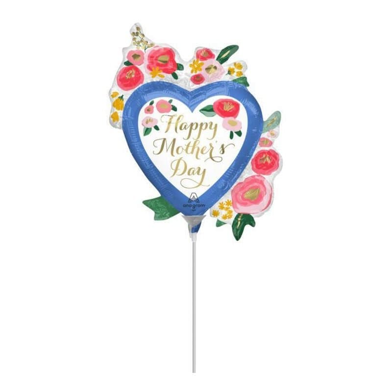 9" Foil - Happy Mothers Day-Airfilled Balloon