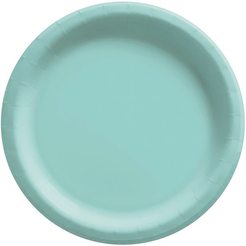 9" Paper Plates Robin's Egg Blue 20ct