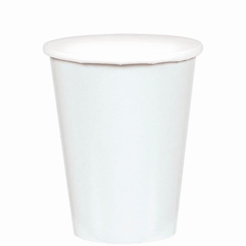 9oz Paper Cup - White, 8ct.