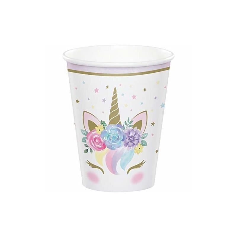 9oz Unicorn Baby Cups 8 Ct