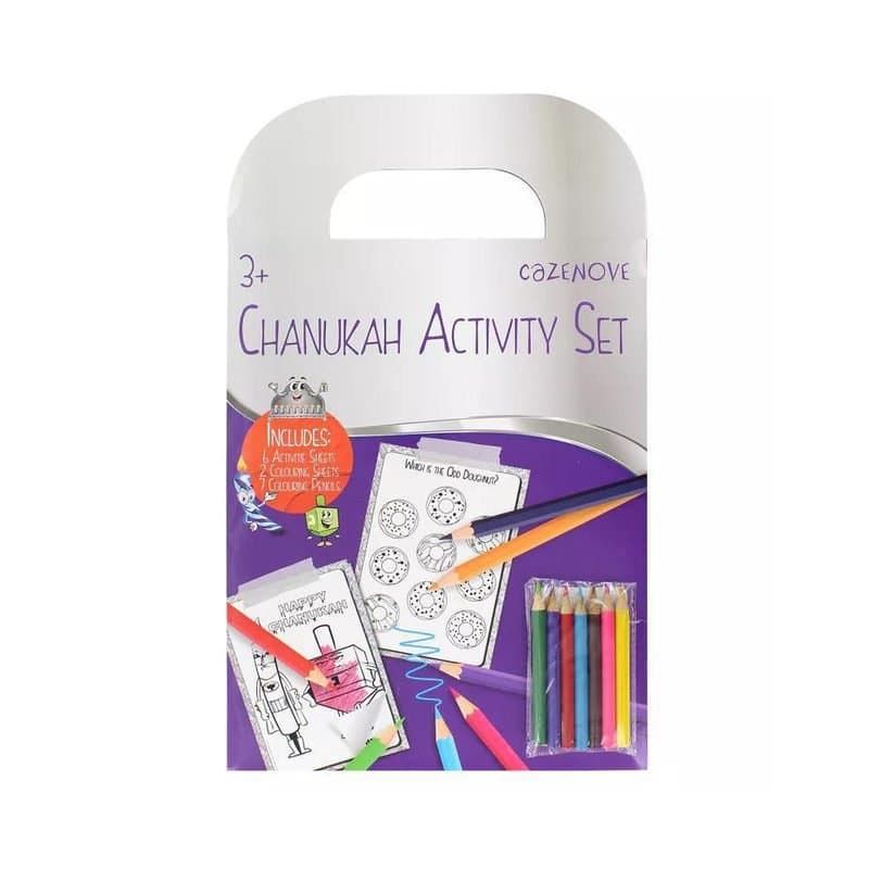 Activity Set - Chanukah, Coloring and Activity Sheets and Pencils