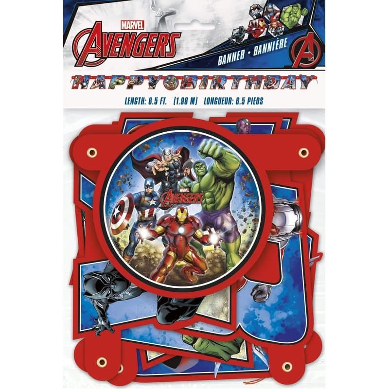 AVENGERS Birthday Banner