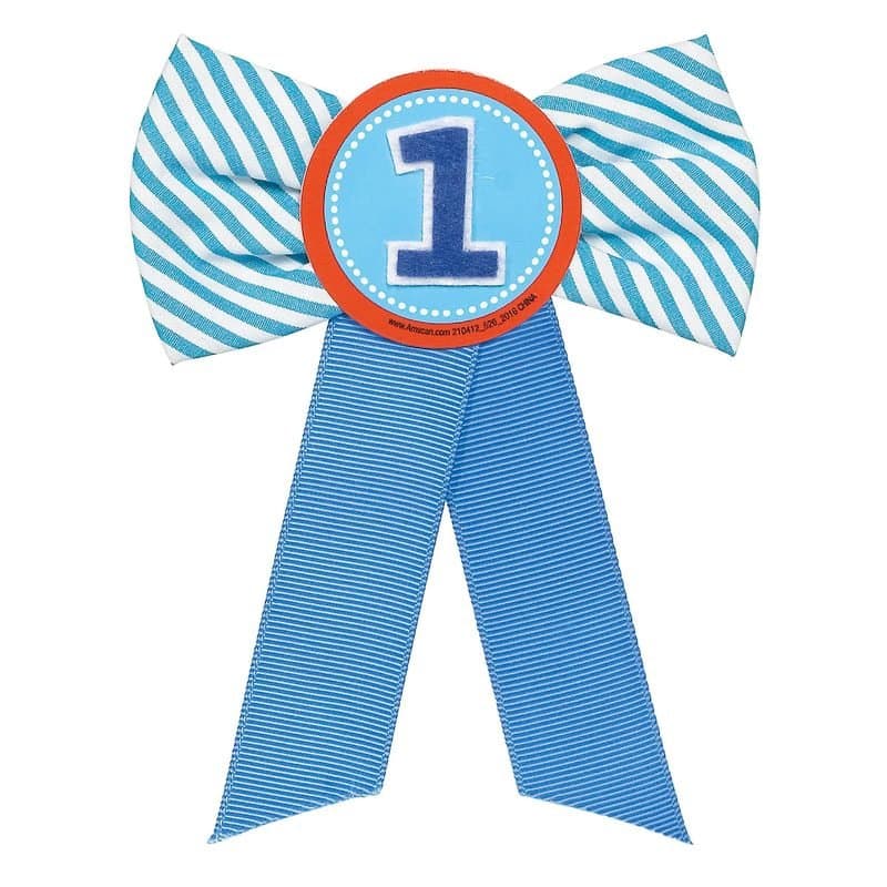 Award 1st Birthday Boy Ribbon.