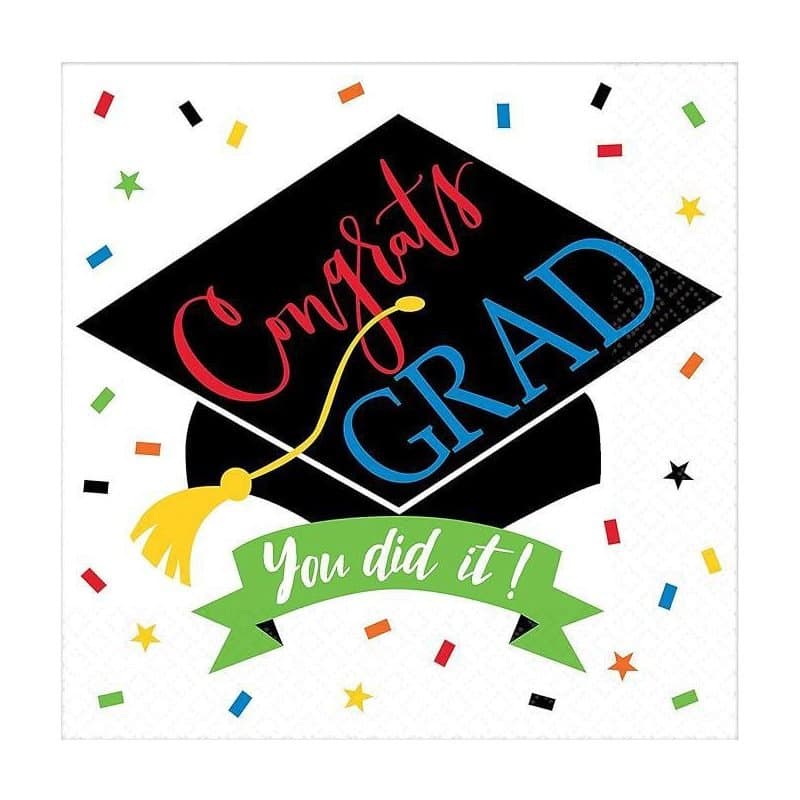 Awesome Grad Lunch Napkins 125ct