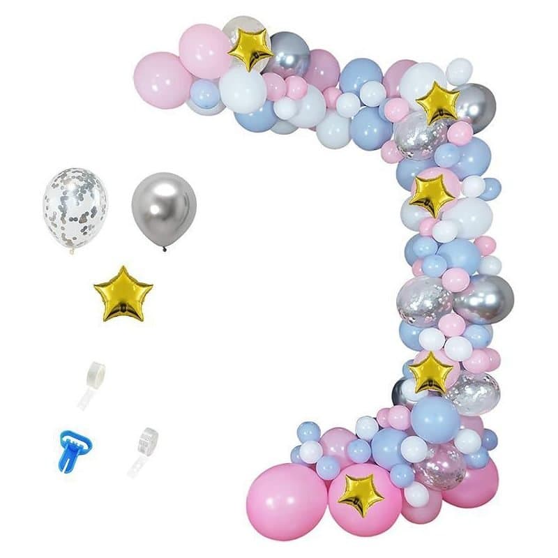Balloon Arch Kit - Pink Set, 116+ pcs, 16ft