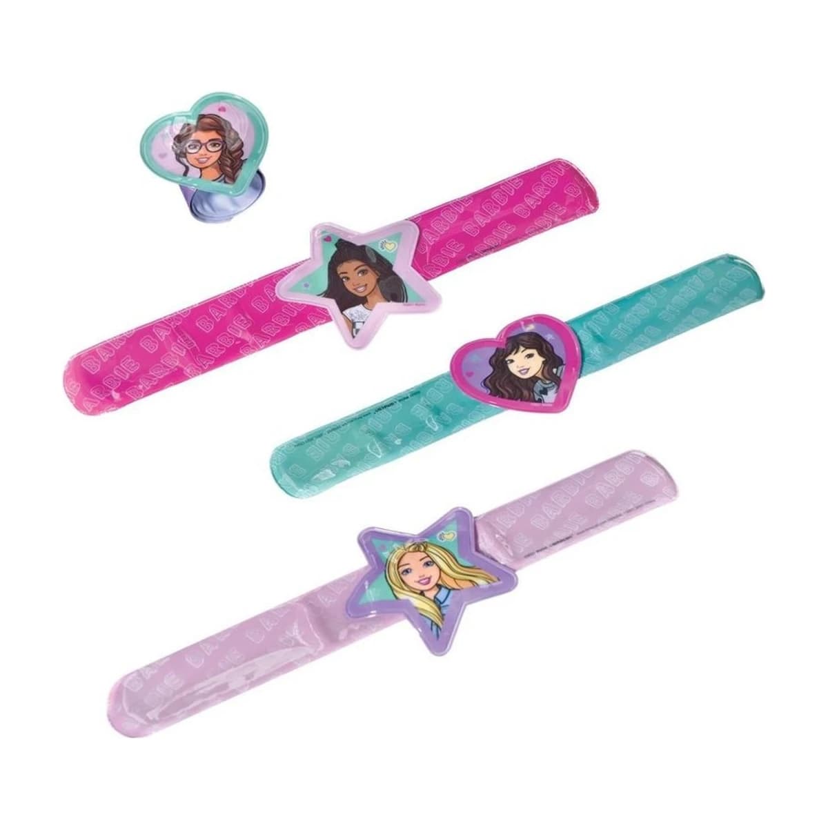 Barbie Slap Bracelets, 4 ct