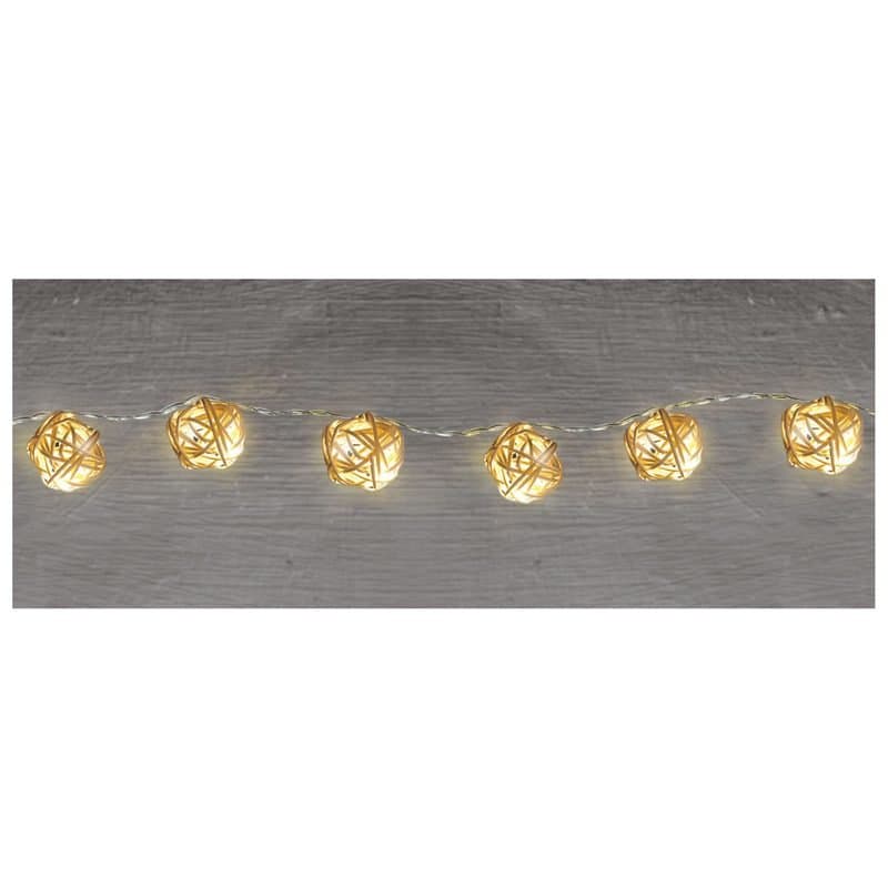 Battery Operated - LED Rattan Lights