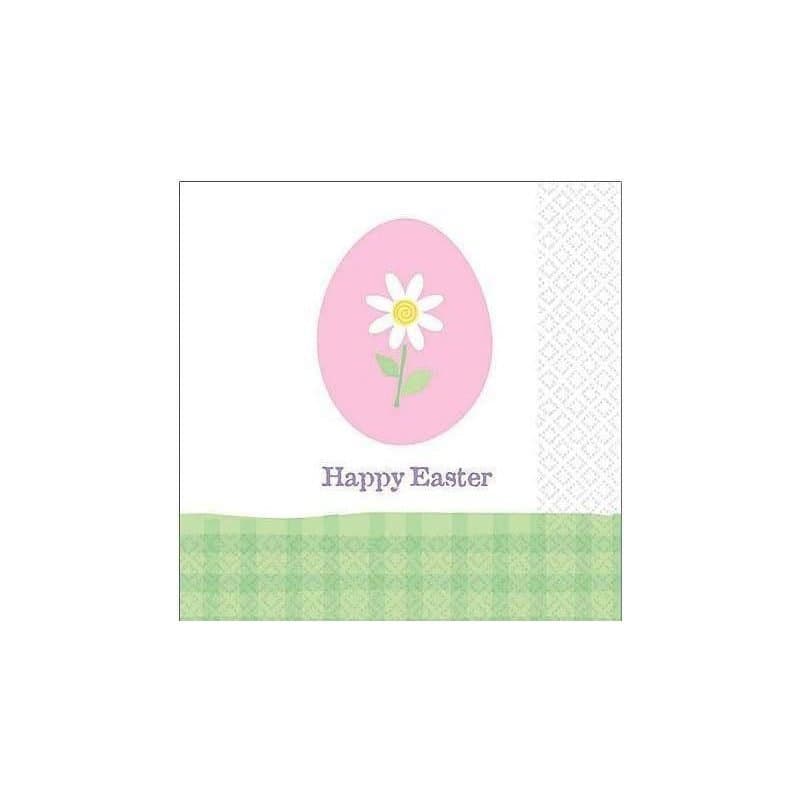 Baverage Napkins - "Happy Easter" Eggstravaganza, 30ct, 9 3/4" x 9 3/4", 2ply