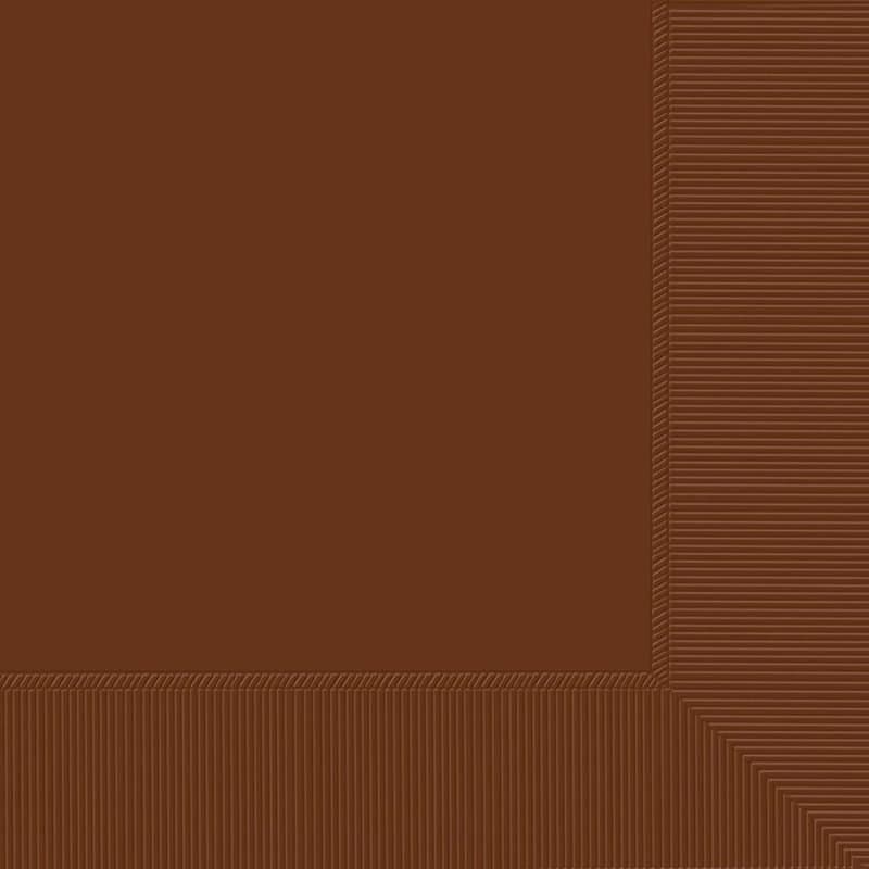 Beverage Napkins Chocolate Brown 40ct