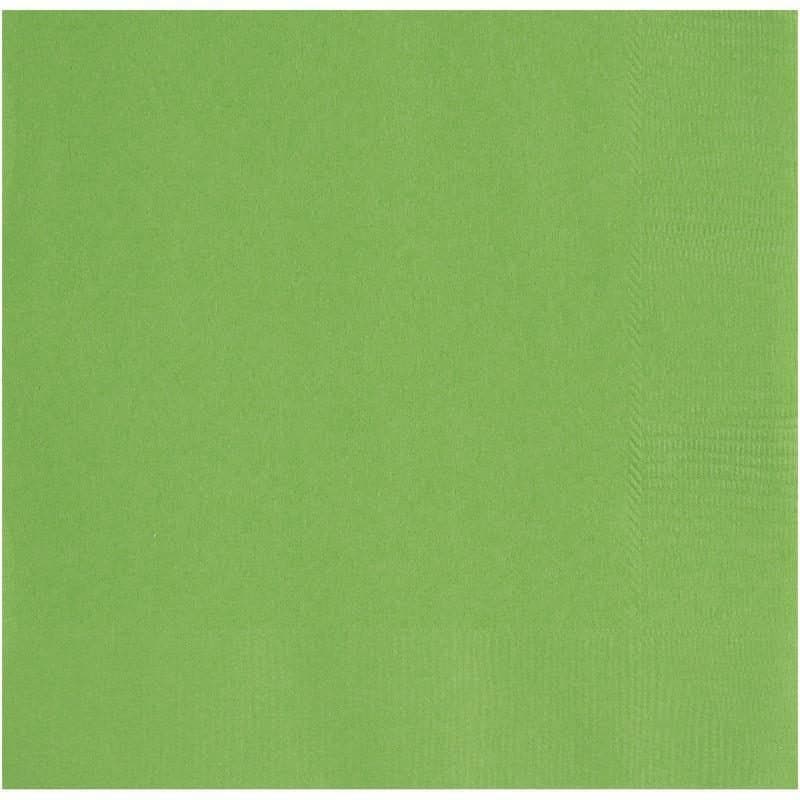 Beverage Napkins Lime Green 50ct