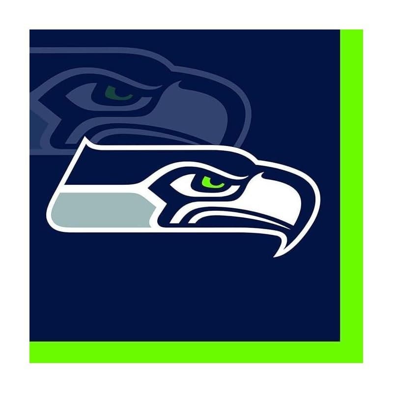 Beverage Napkins Seattle Seahawks 16ct