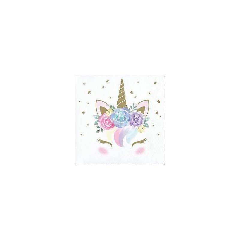 Beverage Napkins Unicorn Baby 16 ct