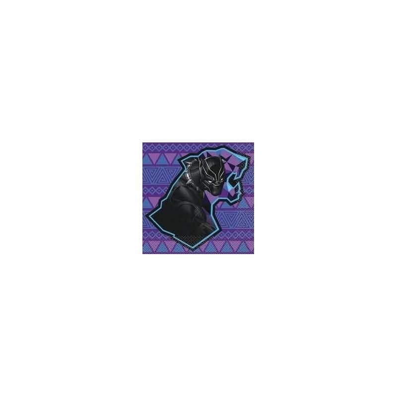 Black Panter Lunch Napkins 16ct
