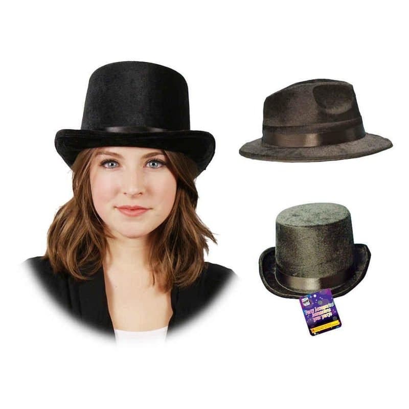Black Velvet Hat