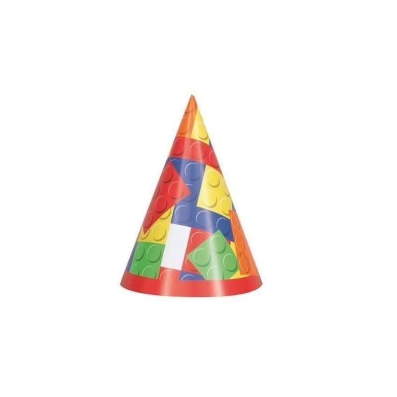 Block Party Cone Hats 8ct