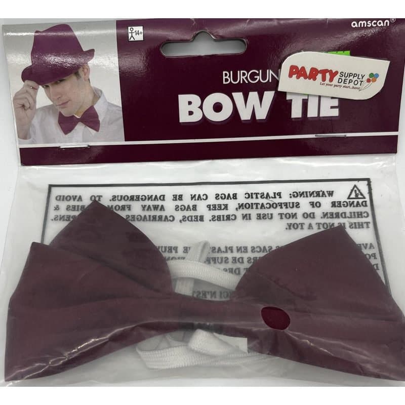 Bow Tie - Burgundy