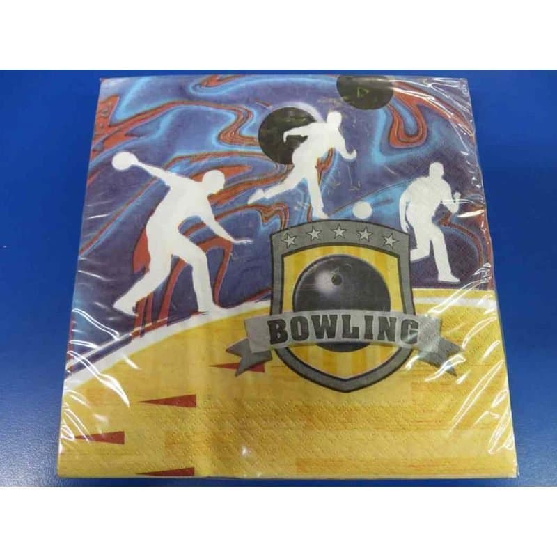 Bowling Lunch Napkins 16ct