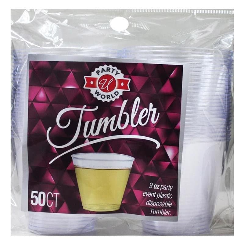 9oz Tumbers Clear 50ct