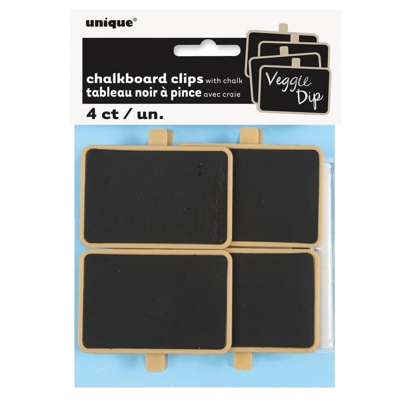 Chalkboard Clips 4ctn