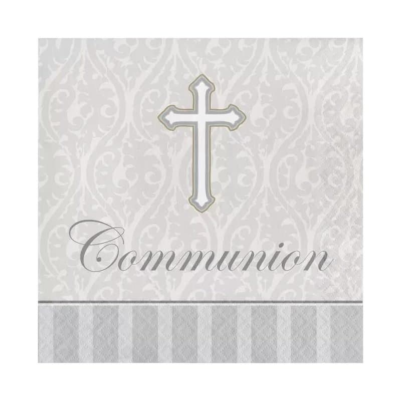Communion Devotion Lunch Napkin 16 Ct