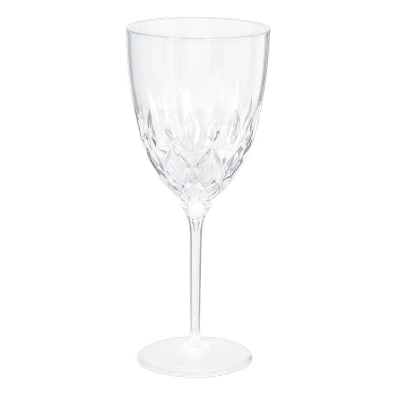 Crystal Look Wine Goblets - Clear 8ct