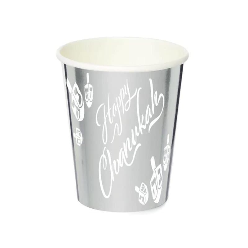 Cups - Happy Hanukkah Paper Cups 10ct