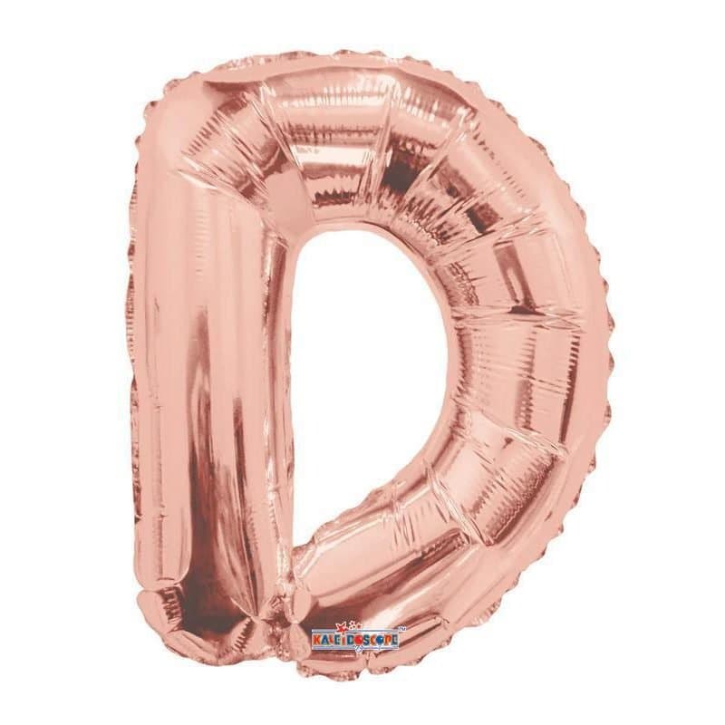 "D" 14" Rose Gold Air Filled