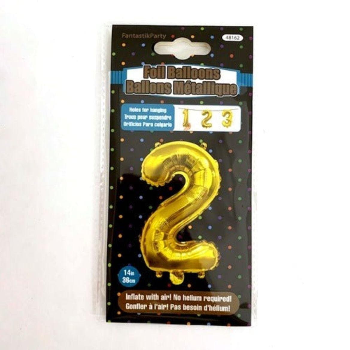 "2" 14" Gold Air Filled