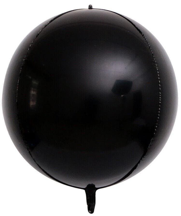 15" Orb Balloon - Black