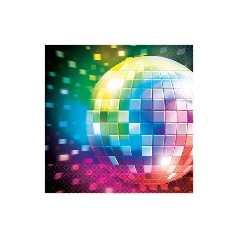 Disco Fever Lunch Napkins 16ct