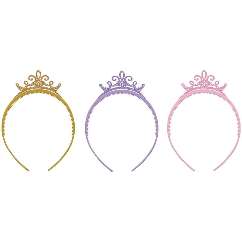 Disney Princess - 8pcs Glittered Headbands
