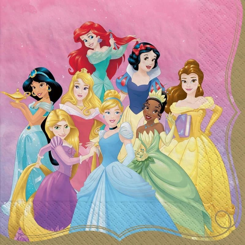 Disney Princesses Beverage Napkins 16ct