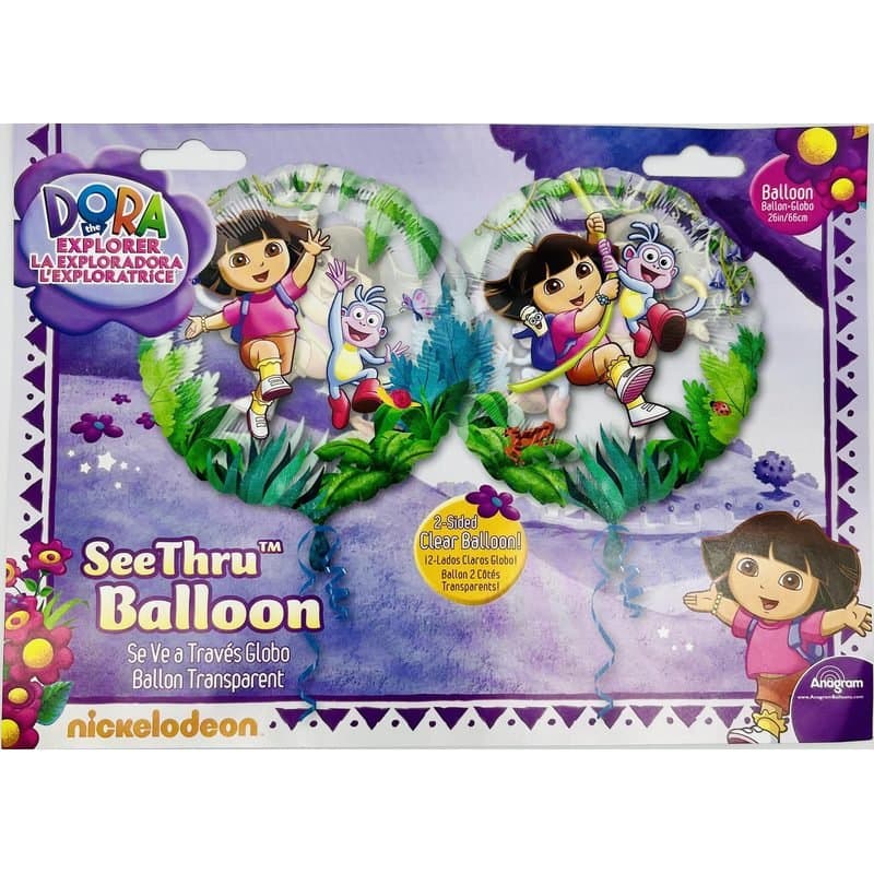 DORA The Explorer, 2-sided Clear Balloon