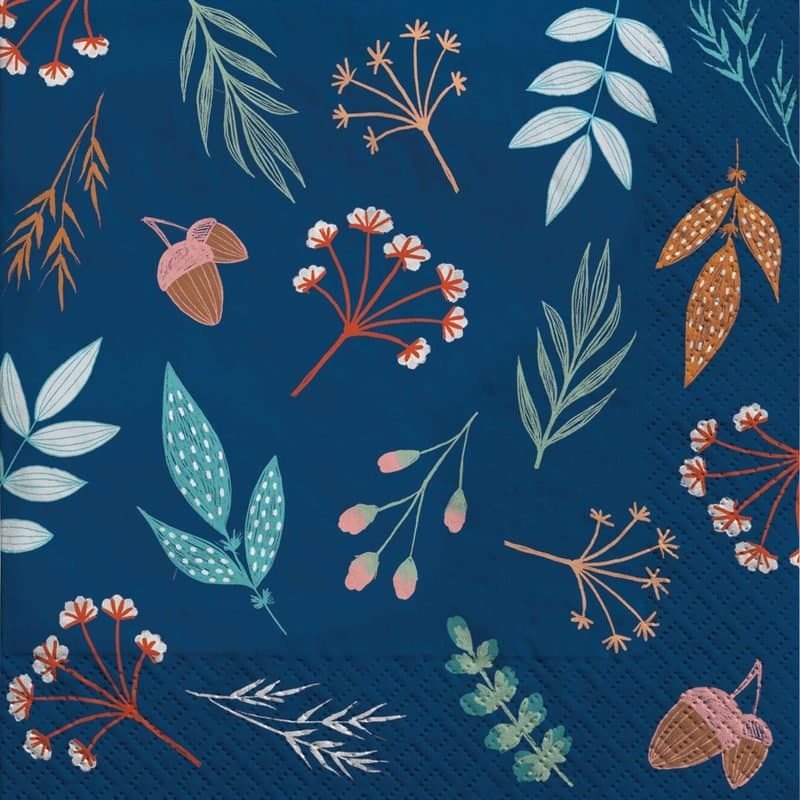 Fall Gather Beverage Napkins 16ct