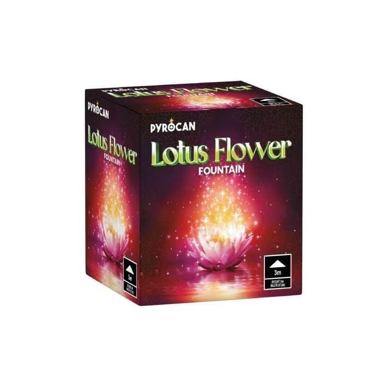 Firework - Lotus Flower Fountain, 4 Stages, 3m high