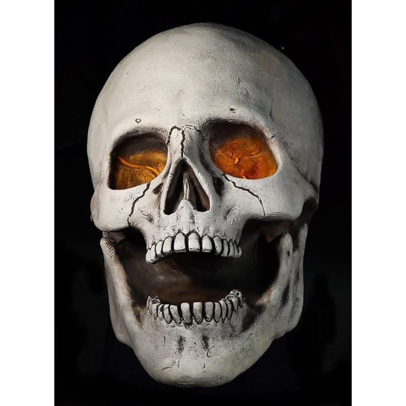 Flaming Giant Skull