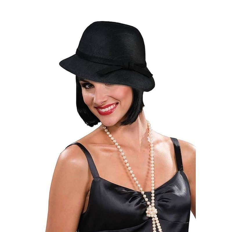 Flapper Hat Black