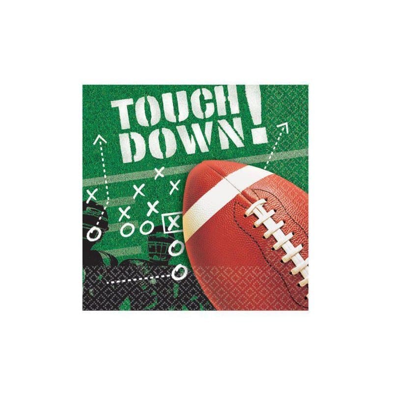 Football Frenzy Beverage Napkins 100ct