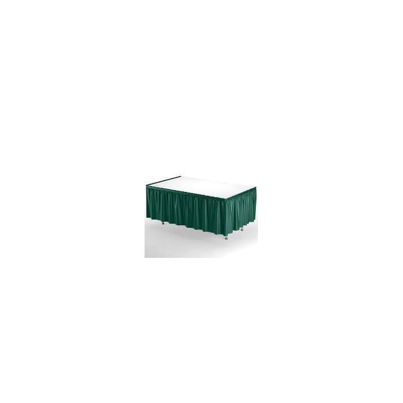 Forest Green - 29" ×168" Plastic Table Skirt